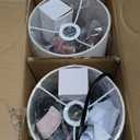 Modern Small Table Lamp Set of 2, Minimalist Nightstand Bedside Lamps with One-Button Inline Switch, 10.4 Inch Desk Light for Bedroom, Living Room,Including Light Bulb Black