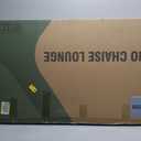 Aluminum Chaise Lounge Chair Outdoor, Foldable Patio Lounge Chair Assemble-Free, Pool Lounge Chairs with 5 Adjustable Backrest, Outdoor Lounge Chairs for Outside Poolside Beach Lawn Beige