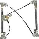 JC Whitney Window Regulator Compatible with 2004-2006 Ford F-150 Extended Cab Pickup, New Body Style Front, Passenger Side JF462939