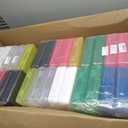 Patelai 30 Pcs Large Capacity Pencil Case Bulk Clear Hard Plastic Pencil Box Organizer with Snap Tight Lid Stackable Crayon Storage Box for Kids School Classroom Home Office 2 Style (Multicolor)