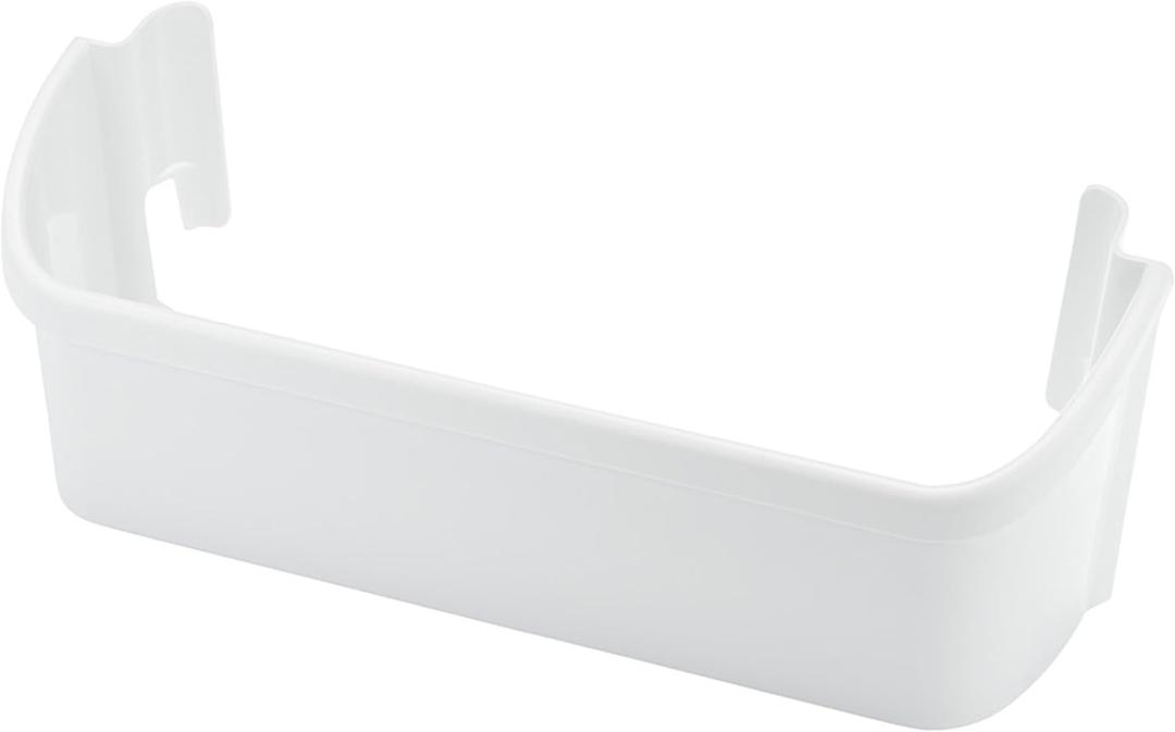 Smart Choice 240323001 Bottom Shelf Refrigerator Door Bin - White, Impact Resistant Freezer Replacement Compatible with Frigidaire 240323007, Fits Select Frigidaire & Kenmore Models