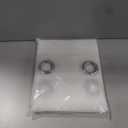 96 Inch Sheer Curtains White Grommet Set of 2 Panels Window Sheer Semi Drapes Faux Linen Look Voile Curtains for Girls Bed Room Living Bath Nursery Wide 52 x 96 Long 8ft Solid Plain Pure Bright White