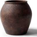 Xuhal 12 Inches Vintage Style Planter with Drainage Hole Boho Rustic Farmhouse Style Flower Pot Large Vase Indoor Outdoor Large Plant Pot for Home Garden Patio Ideal for Artificial Tree Plants