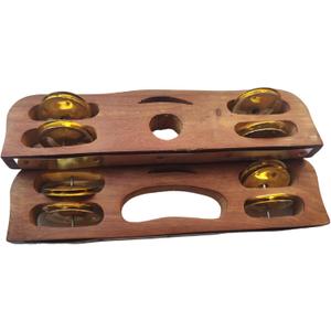 Khartal Pair Kartal Pair Length= 8.50 inch Wood Khartal Instruments Hand Cymbal