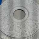 Westinghouse 7702800 15-1/2-Inch Victorian White Finish Ceiling Medallion, 16"