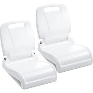 Karenhi 2 Pack Foldable Adult Pool Seat Portable Poolside Chair Stadium Seats with Back Support for Poolside Tailgating Beach Camping Picnic Chair Indoor Outdoor