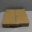 Drum Lamp Shades for Table Lamps 12" Top x 12" Bottom x 8" High Linen Lampshade Lamp Shade with E27 to E26/E14 Adapters for Floor Lamps Bedside Lamps, White fine lines, Assembly Required