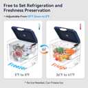 Megiu Car Refrigerator Portable 12V Fridge 32 Quart 12 Volt Freezer Compressor Cooler 12V/24V DC 110240 V AC for Truck Van RV Camper SUV and Home Use