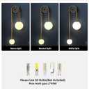 Modern Wall Sconce Set of 2 Mid Century Black Gold Wall Lamp with 2 Milk Glass Shade U-Shape Linear Wall Light for Bedside Dining Room Bathroom,Hard-Wired Install, U-shape-2pcs