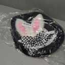 Easter Bunny Ear Top Hat Rabbit Black Plush Hat for Halloween Cosplay