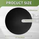 17.71 Inch Black Metal Slotted Sump Pump Cover, Heavy Duty Septic Tank Lid | Decorative Outdoor Water Well & Submersible Sewage Pump Protection Cover for Sump Bucket and Sump Basin
