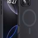 Magnetic for iPhone 16 Pro Max Case, Compatible with MagSafe, Full Camera Protection, Military-Grade Protection 3.0mm Thicken Silicone Phone Cover for 16 ProMax 6.9", Black