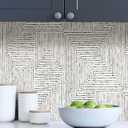NuWallpaper x Scott Living Black Ink Peel and Stick Wallpaper, Removable Wallpaper, 20.5 in x 18 ft