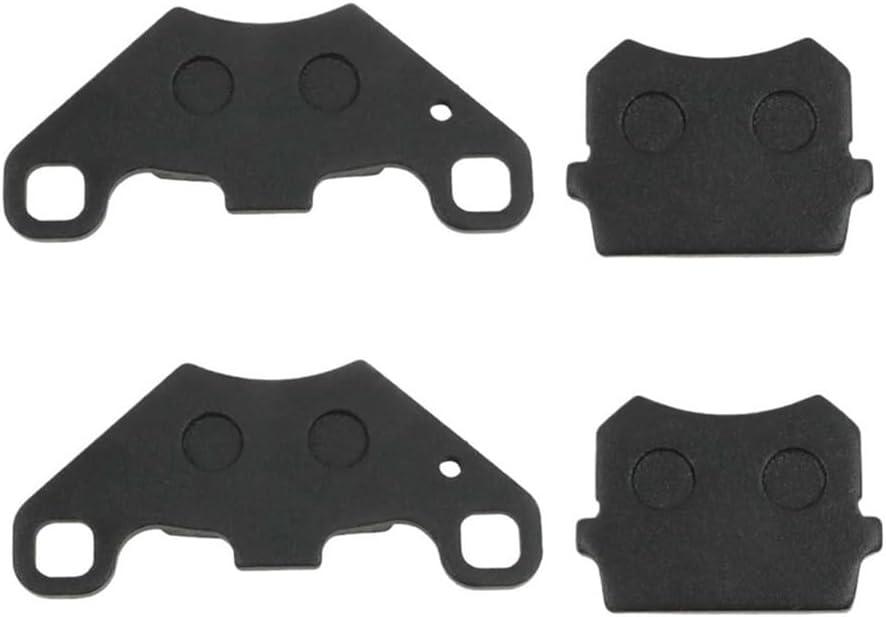 Compatible Rear Disc Brake Pads Shoes Compatible with ATV Quad Go Kart 50cc 70cc 90cc 110cc 125cc 150cc 200cc 250cc 2 Sets