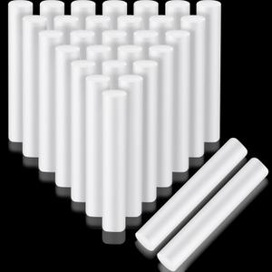 Fabbay 30 Pieces 6 Inch White Foam Cylinders for Crafts Foam Tubes Rods Cylinders Shape for Modeling, DIY Crafts and Arts Projects Decorations Supplies