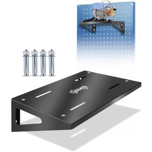 Heavy Duty Metal Pressure Washer Shelf, 20" x 12" Wall Mount Electric Pressure Washer Bracket Shelf, Fit for Garages Workshops Sheds