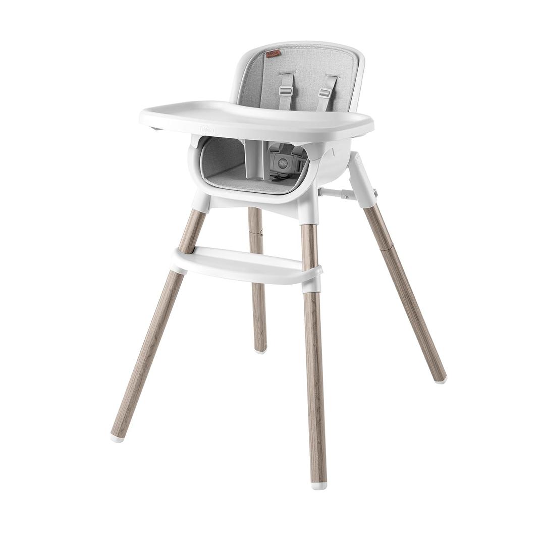 Chicco Zest LE 4-in-1 Folding High Chair, Feeding Chair, Toddler Chair and Youth Stool, Multi-Use Easy Clean High Chair, Crema/White