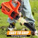 Mighty Force Kids Leaf Blower, Kids Gardening Set with Realistic Sounds, Lights and Wind, Outdoor Toys for Toddlers 3-5, Role Play Toys, Toddler Birthday Gift