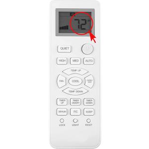 Replacement Remote Control for GE AC Air Conditioner Remote Control WJ26X22901 AHD06LZQ1 AHD08LZQ1 ESAQ406P ESAQ406T ESAQ408P ESAQ406TZ AHD06LX AHD08LX PHC06 PHC08 PHC06LY PHC08LY AHD06LXW1 AHD08LXW1