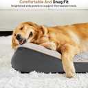 Orthopedic Crate Dog Bed - Waterproof PU Dual-Surface Pet Bed, Comfort Dogs Couch Sofa with Washable Removable Cover, Small Size for Dogs & Crate Use,24.8''