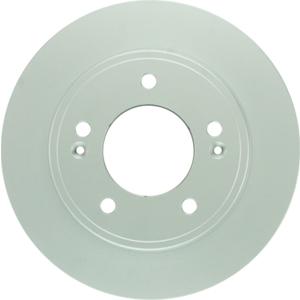 BOSCH 28011552 QuietCast Premium Disc Brake Rotor - Compatible with Select Hyundai Elantra, Elantra Coupe, Elantra GT, Kona, Veloster, Venue; Kia Forte, Forte Koup, Forte5, Seltos, Soul; REAR - Single