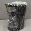 Amazon Basics Coffee Makers, 12-Cup Coffee Machines with Reusable Filter, Coffee Pots, Black & Stainless Steel