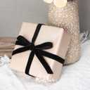 2 x Ribbli Polyester Black Velvet Ribbon,3/8 Inch,10-Yard Spool,Use for Choker,Gift Wrapping,Floral Bouquets, Boutonnieres