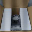 Kemeco Solar Post Light with Pire Mount Base, Outdoor Dusk to Dawn Waterproof Aluminum Lamp Bright Sandy Colored LED Solar Powered for Pole Pillar Gates Yard Deck Garden Decoration