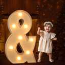 3FT Marquee Light Up Letters, Large Marquee Letters, DIY Giant Letters for Baby Shower Birthday Party Backdrop Decorations, Light Up Letters for Wedding Decor, Kids' Mosaic Kits Letter &