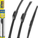 5 PLUS Silicone Windshield Wipers Replacement for 2022-2025 Acura MDX Wiper Blades(Set of 3),Automotive Replacement Windshield Wiper Blades For My Car-26"/20"/16"