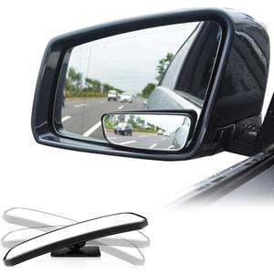 Blind Spot Mirror for Cars LIBERRWAY Car Side Mirror Auto Wide Angle Convex Rear View Stick On Design, Adjustable, 2 Pack