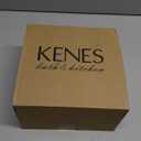 KENES Matte Black Shower Faucet with 6-Inch Shower Head and Handle Set, Square Shower Faucet Set Bathroom Rainfall Shower System Wall Mount, KE-6025B-2 (Shower Valve Included)