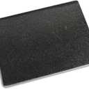 Natural Black Granite Cutting Board for Kitchen, Black Stone Pastry Borad 16x12x0.5 Inch, with Non-Slip Feet, for Serving, Baking, and Tempering Chocolate.