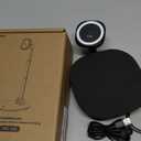 VRIG Magnetic Desk Phone Stand for Office/Home, 360Rotation Wireless Charger Phone Holder with Magnetic Ring Height&Tilt, Adjustable Cell Phone Stand for iPhone 16 15 14 13 12 and More/Android