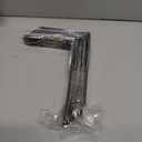 8 Pack - L 9" x H 6" x W1.5, 5mm Thick Black L Shelf Bracket, Iron Shelf Brackets, Metal Shelf Brackets, Floating Shelf, Shelf Supports with Screws