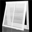 Return Air Grille 14x14,Air Return Vent Cover for Ceiling and Wall,Steel HVAC A/C Vent Cover Grill Fits Duct Opening 14"W x 14"H,Holds 1" Thick AC Filter