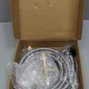 Propane Brass Tee 4 Port Adapter Kit with 5FT and 12FT Stainless Braided Hoses,Extend a Stay Rv Propane Kit for Tank RV Camping Connecting Auxiliary Propane Bottles and Appliances