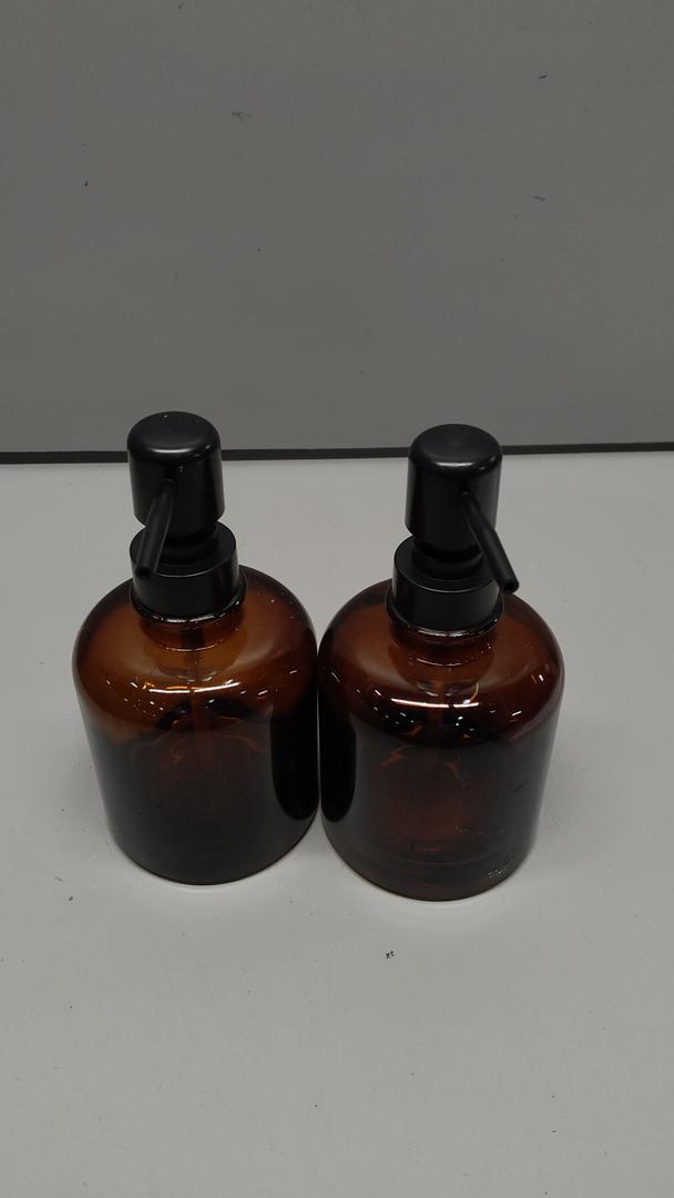Homewear Soap Pump Amber Brown 2Pack