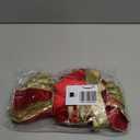 ismir Christmas Tree Topper Bow，53x13 Inches Large Christmas Bow with Glitter Streamer，Decorative Bows for Xmas Tree Wreath Door Festival Home Decor(Red Gold)