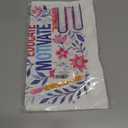 Inspirational Retro Boho Floral Teacher Appreciation Gifts Book Lovers Gifts Canvas Tote Bag for Women Girls Mom Reusable Grocery Bags for Shopping Work Birthday Christmas Appreciation Retirement