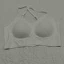 PRETTYWELL Bras for Women Comfort Seamless Bra, Cross Back Adjustable Bralette Bra, Wireless Everyday Bras for Women A-C Cup XL