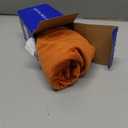 MIULEE Velvet Throw Pillow Covers 16x16 Inch, Pack of 2 - Orange, Soft Solid Decorative Pillow Covers Farmhouse Modern Home Decor for Couch Sofa Bedroom Living Room