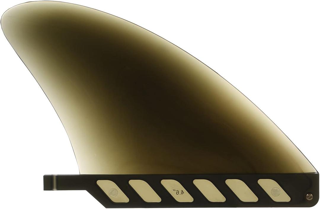 4.6 Inch / 3 Inch Surfboard Fin Soft Center Fin for Inflatable SUP Paddle Board Longboard (Grey)