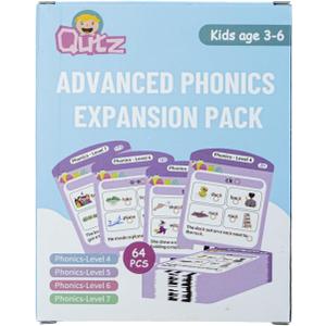QuTZ Talking Flash Card Pad Extension Pack, 4.5 inches x 5.5 inches x 0.1 inches