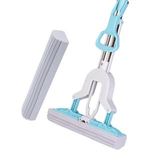 V-Shaped Cotton Mop Sponge Mop for Floor Tiles Absorbent Floor Mop Absorbent Sponge