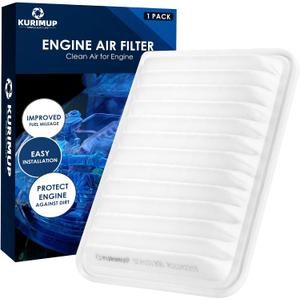 KURIMUP CA10190 Replacement Engine Air Filter, Efficient Filtration Offers 99% Air Purification, Fit for Toyota Corolla/Matrix/Yaris, Scion iM/xD, Pontiac Vibe.