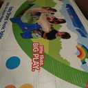 Little Tikes Easy Store Picnic Table with Umbrella, Multi Color, 42.00''L x 38.00''W x 19.75''H
