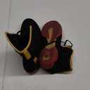 Venum Contender Boxing Shoes (12 Women/10.5 Men, Black/Gold/Red)