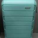 Traveler's Choice Pagosa Hardshell Expandable Luggage with Spinner Wheels, Mint, 22-Inch Carry-on