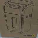 Paper Shredder for Home Office Heavy Duty with 60 Mins Running,VidaTeco 18-Sheet Micro Cut Shredder for Home Use with US Patented Cutter,Shred CD/Card with 7.9-Gal Extra Large Bin,AUTO Jam Proof(ETL)